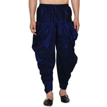 Veera Paridhan Ethnic Solid Navy Blue Dhoti for Men