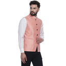 Veera Paridhaan  Jacquard Printed  Silk Nehru Jacket-17