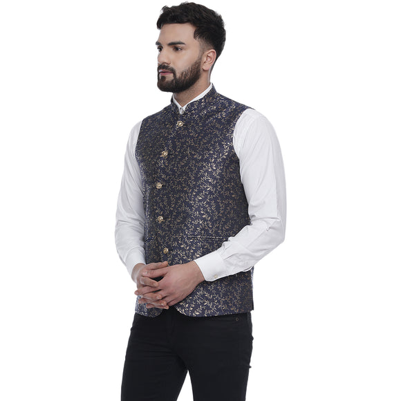 Veera Paridhaan  Banarasi Printed Nehru Jacket