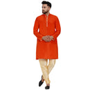 Veera Paridhaan Men's Ethnic Jacquard Full Sleeve Printed Long kurta Set-7