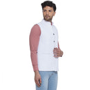 Veera Paridhaan Jacquard Printed Nehru Jacket for Men-3