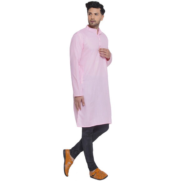Veera Paridhaan Solid Cotton Long Kurta for Men
