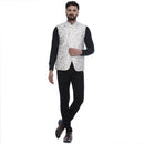 Veera Paridhaan  Jacquard Printed  Silk Nehru Jacket-77