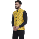 Veera Paridhaan  Jacquard Printed  Silk Nehru Jacket-23