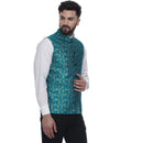 Veera Paridhaan  Banarasi Printed Nehru Jacket-6