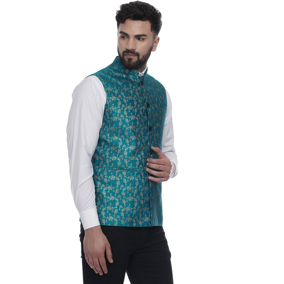 Veera Paridhaan  Banarasi Printed Nehru Jacket