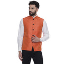 Veera Paridhaan  Jacquard Printed  Silk Nehru Jacket-40