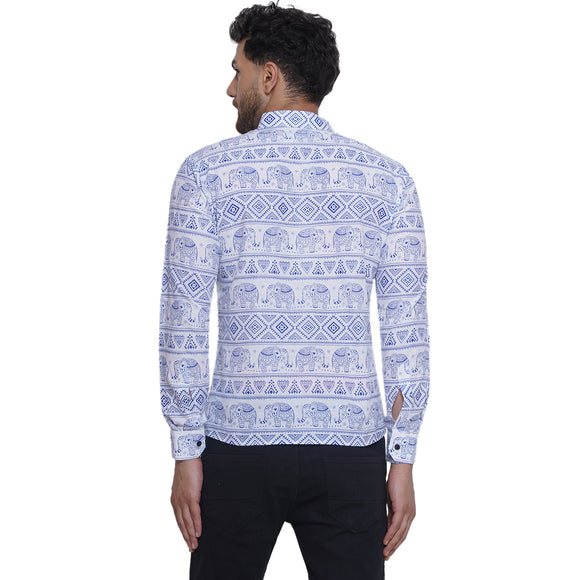 Veera Paridhaan Sanganeri Printed Short Kurta for Men