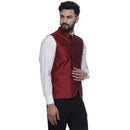 Veera Paridhaan  Jacquard Printed  Silk Nehru Jacket-9