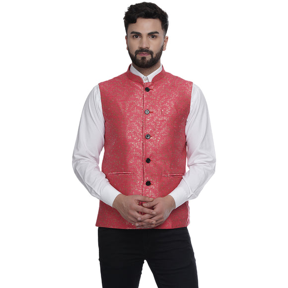 Veera Paridhaan  Banarasi Printed Nehru Jacket
