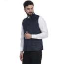 Veera Paridhaan Solid  Suede Velvet  Nehru Jacket-9