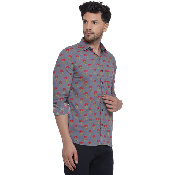 Veera Paridhaan Sanganeri Printed Shirt for Men
