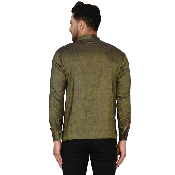 Veera Paridhaan Men's Rayon Full Sleeve Short kurta