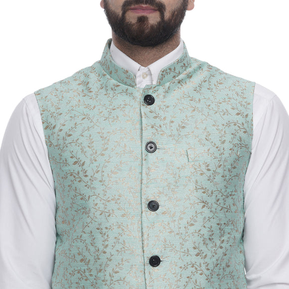 Veera Paridhaan  Banarasi Printed Nehru Jacket
