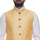 Veera Paridhaan  Jacquard Printed  Silk Nehru Jacket-72