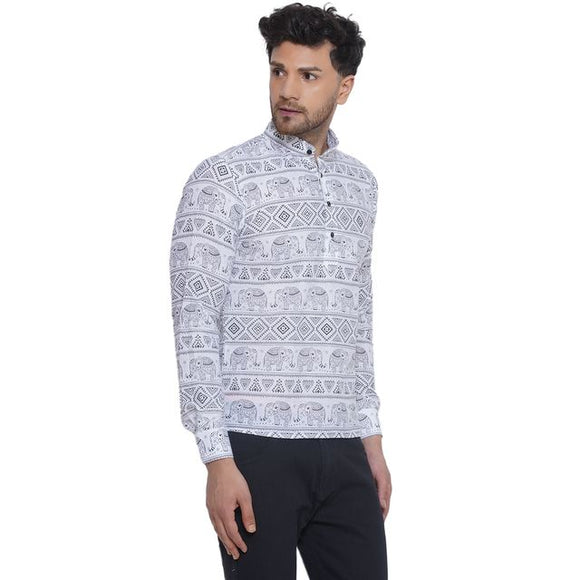 Veera Paridhaan Sanganeri Printed Shirt for Men